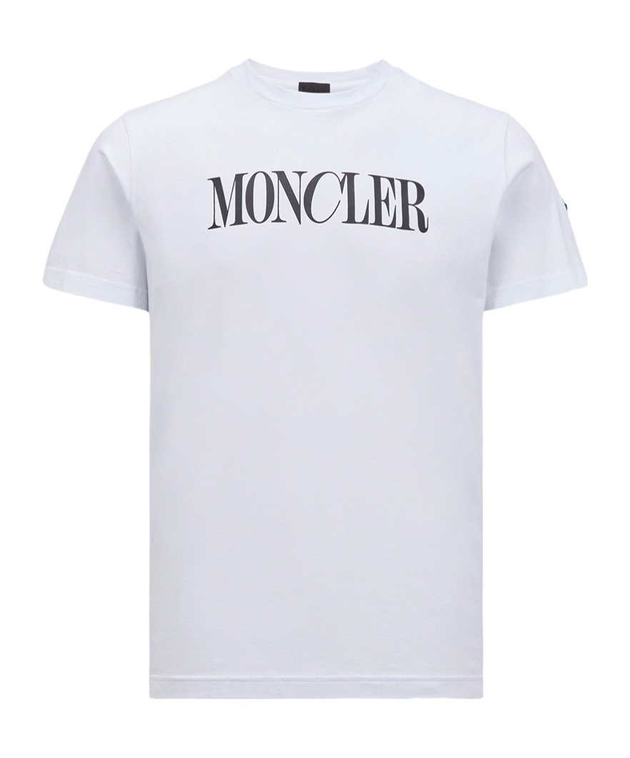 Shop Moncler Short-sleeved T-shirt In White