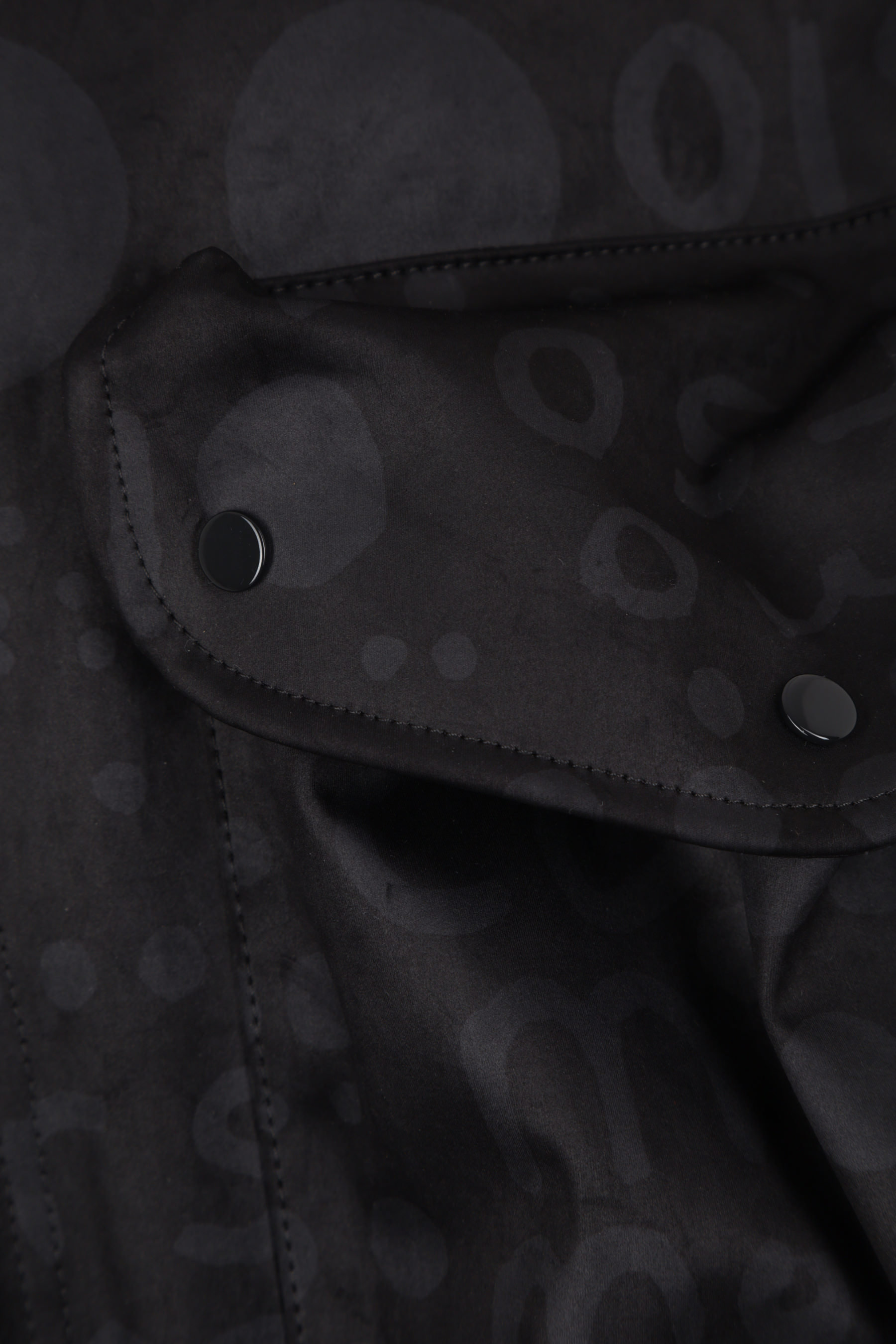 Ten C Long-sleeved Coat In Black
