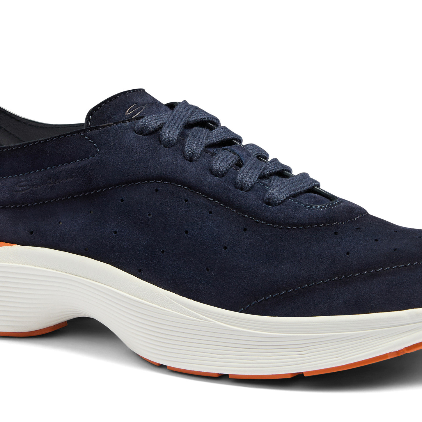 Santoni Bounce Lace-up Sneakers In Blue