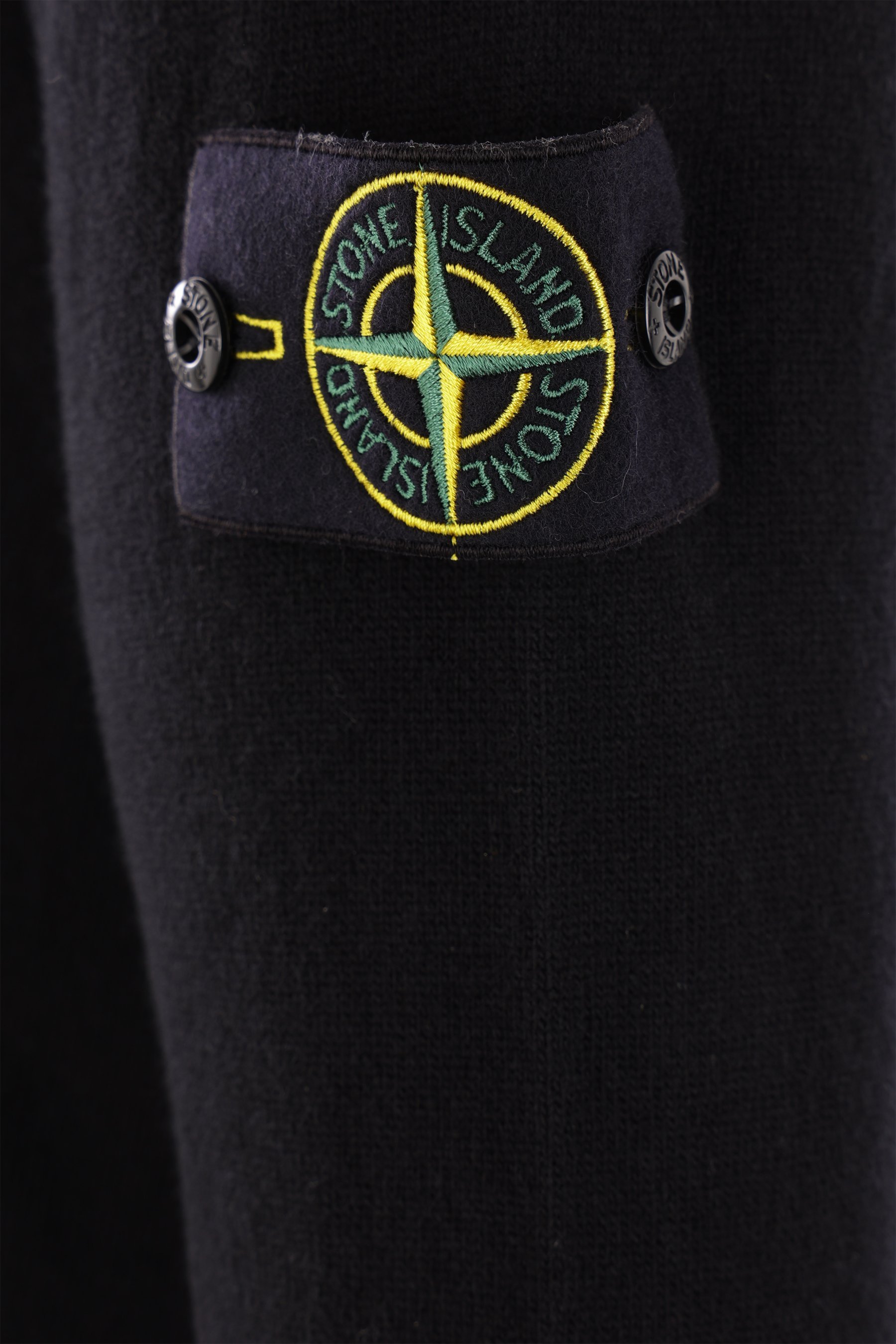 Shop Stone Island Compass-badge Sweater In Black
