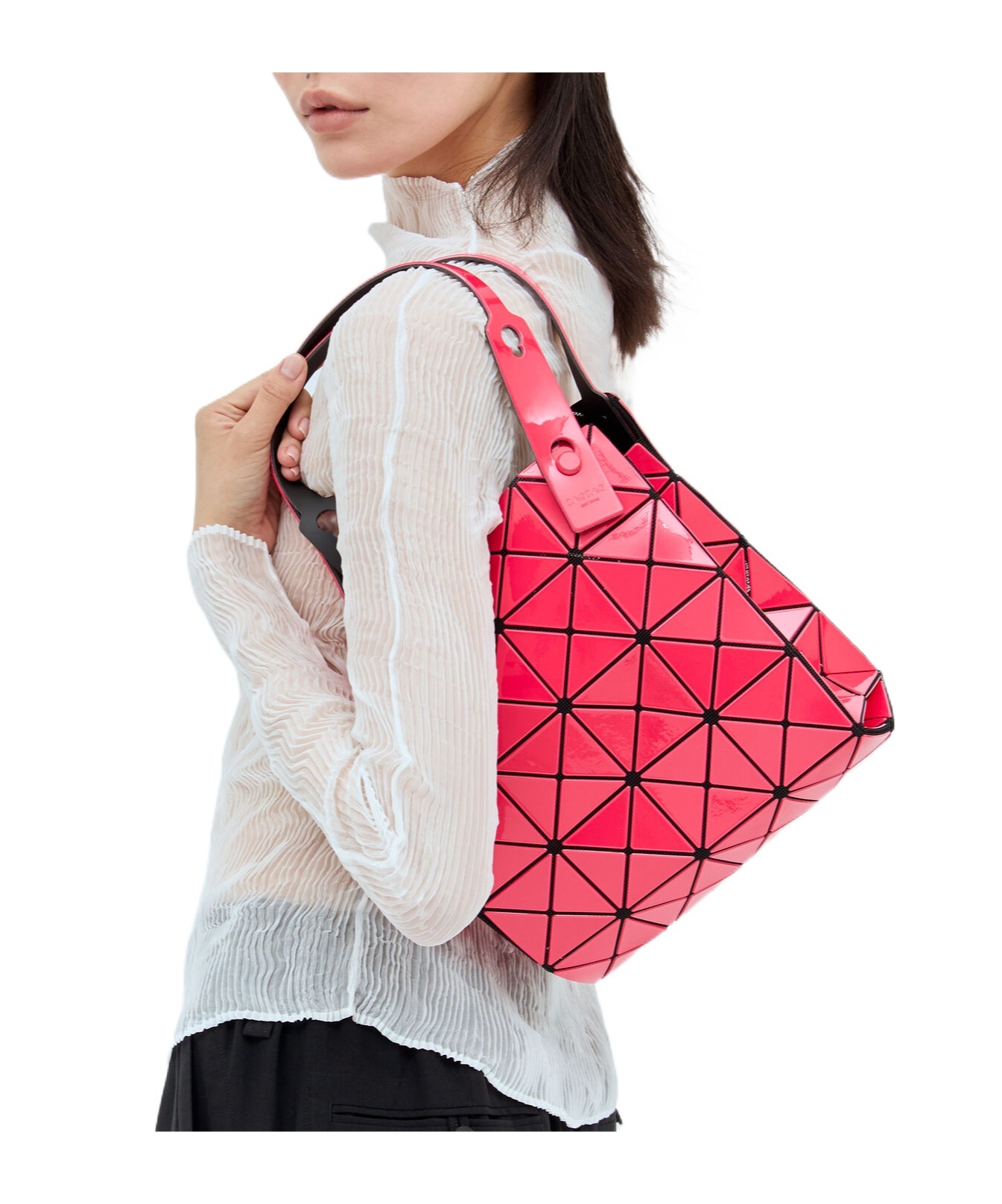 Bao Bao Issey Miyake Carat Tote Bag In Red