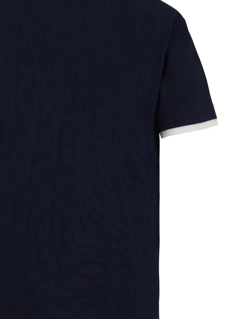 Shop Eleventy Embroidered T-shirt In Black
