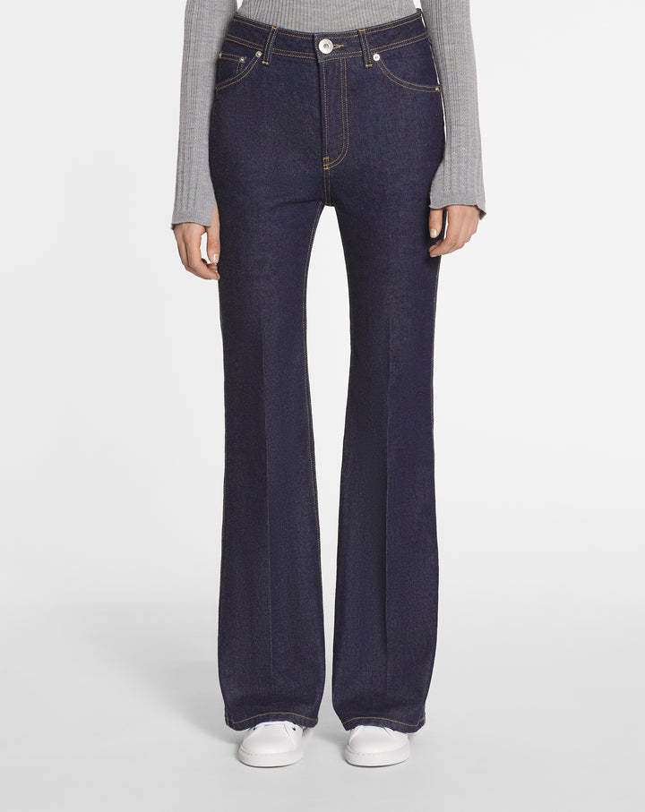 Lanvin Belt-loop Jeans In Black