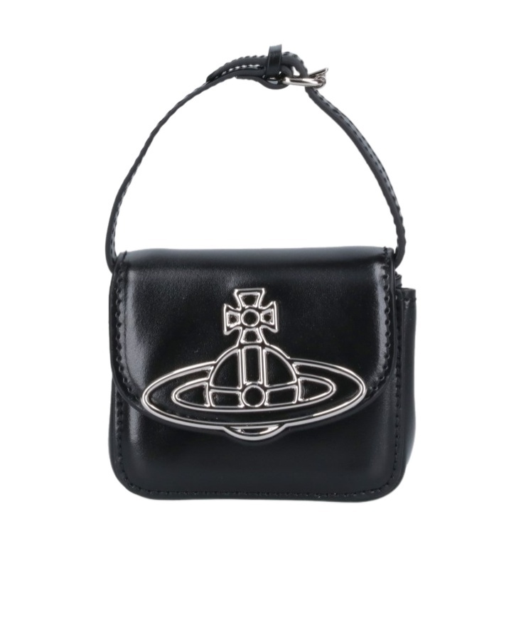 Vivienne Westwood Orb Plaque Tote Bag In Black