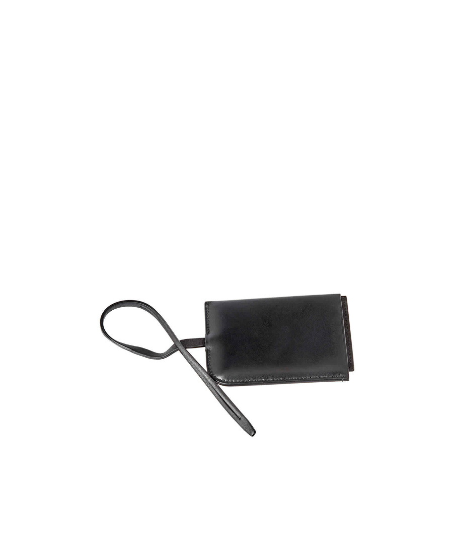 Shop Ferragamo Alphabet Printed Wallet In Black