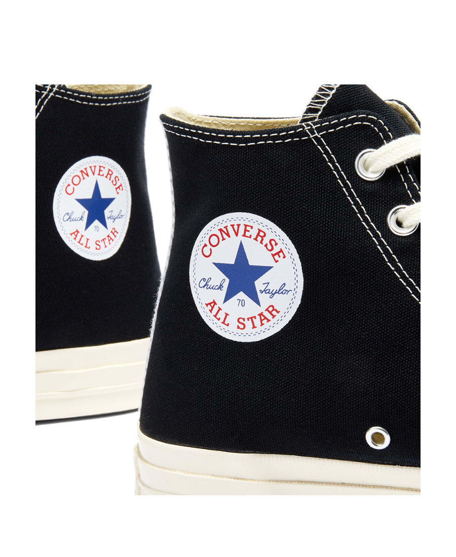Comme Des Garçons Play X Converse X Converse High-top Sneakers In Black