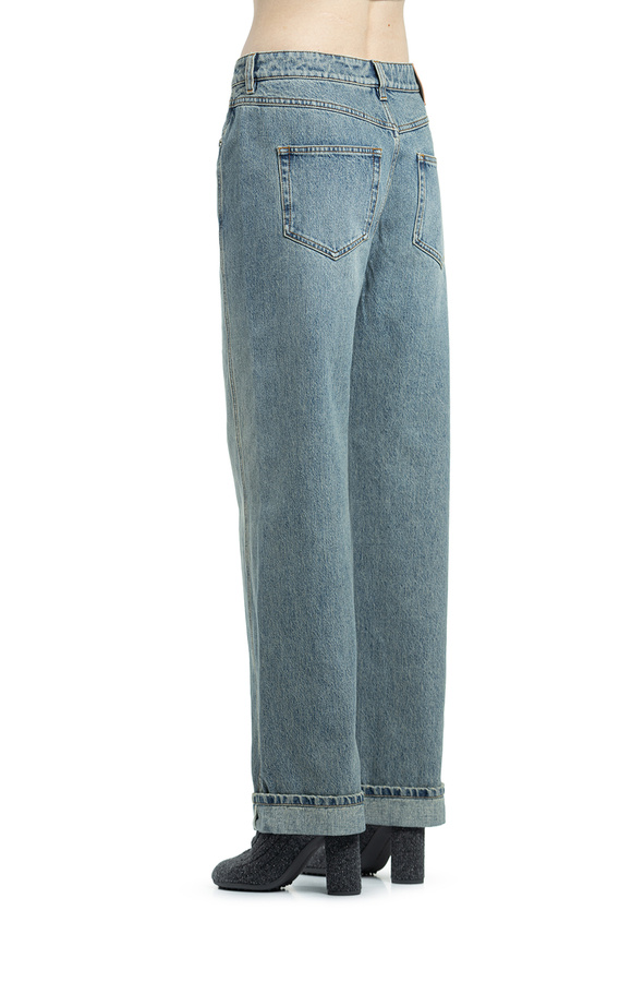 Loewe Waistband Denim Trousers In Blue