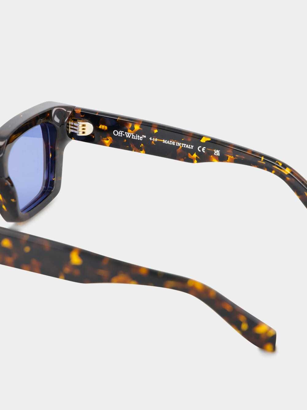 Off-white Square Sunglasses In Blue