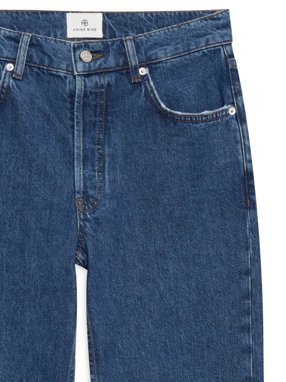 Shop Anine Bing Cropped Jeans