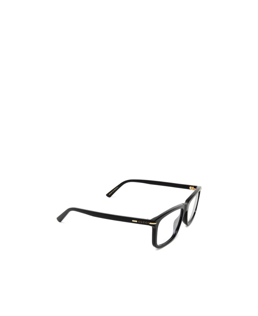 Gucci Demo Rectangular Men's Eyeglasses Gg1447o 001 57 In Black