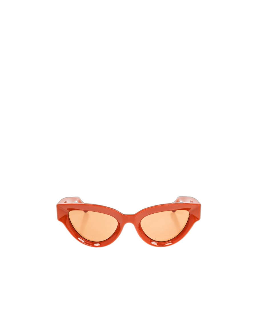 Bottega Veneta Sharp Cat Eye Sunglasses In Red