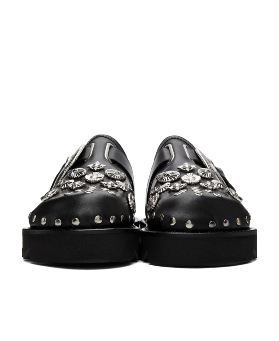 Toga Pulla Embellished Buckled Clogs In Black