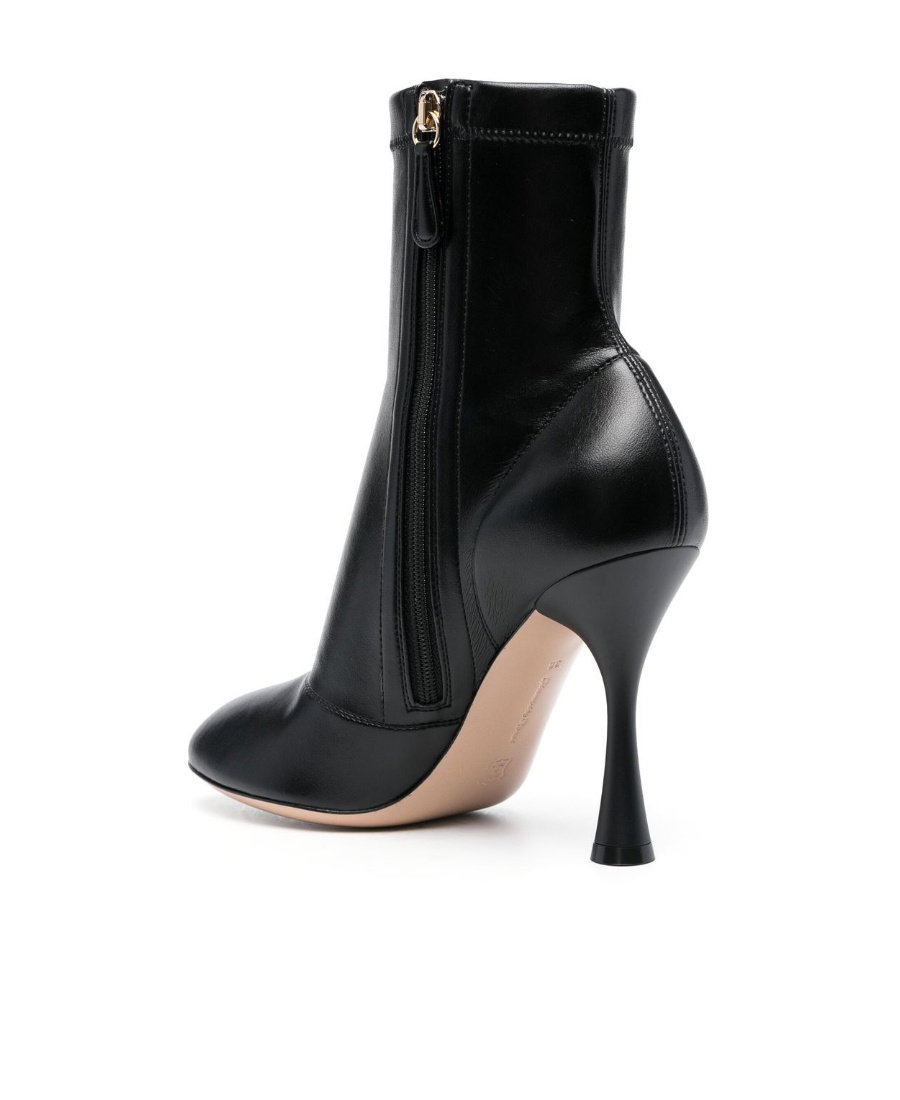 Gianvito Rossi Woman Ankle Boots Black Size 10 Soft Leather In Black