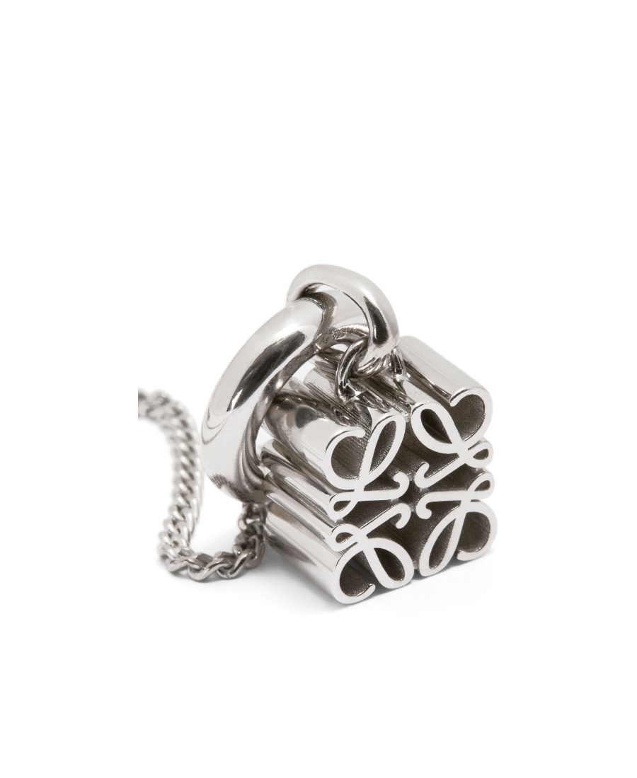 LOEWE ANAGRAM PENDANT IN STERLING SILVER