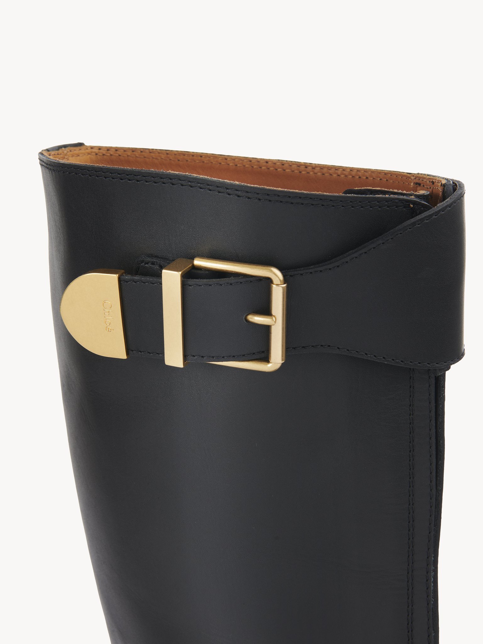 Chloé Black Noua High Boots In Black