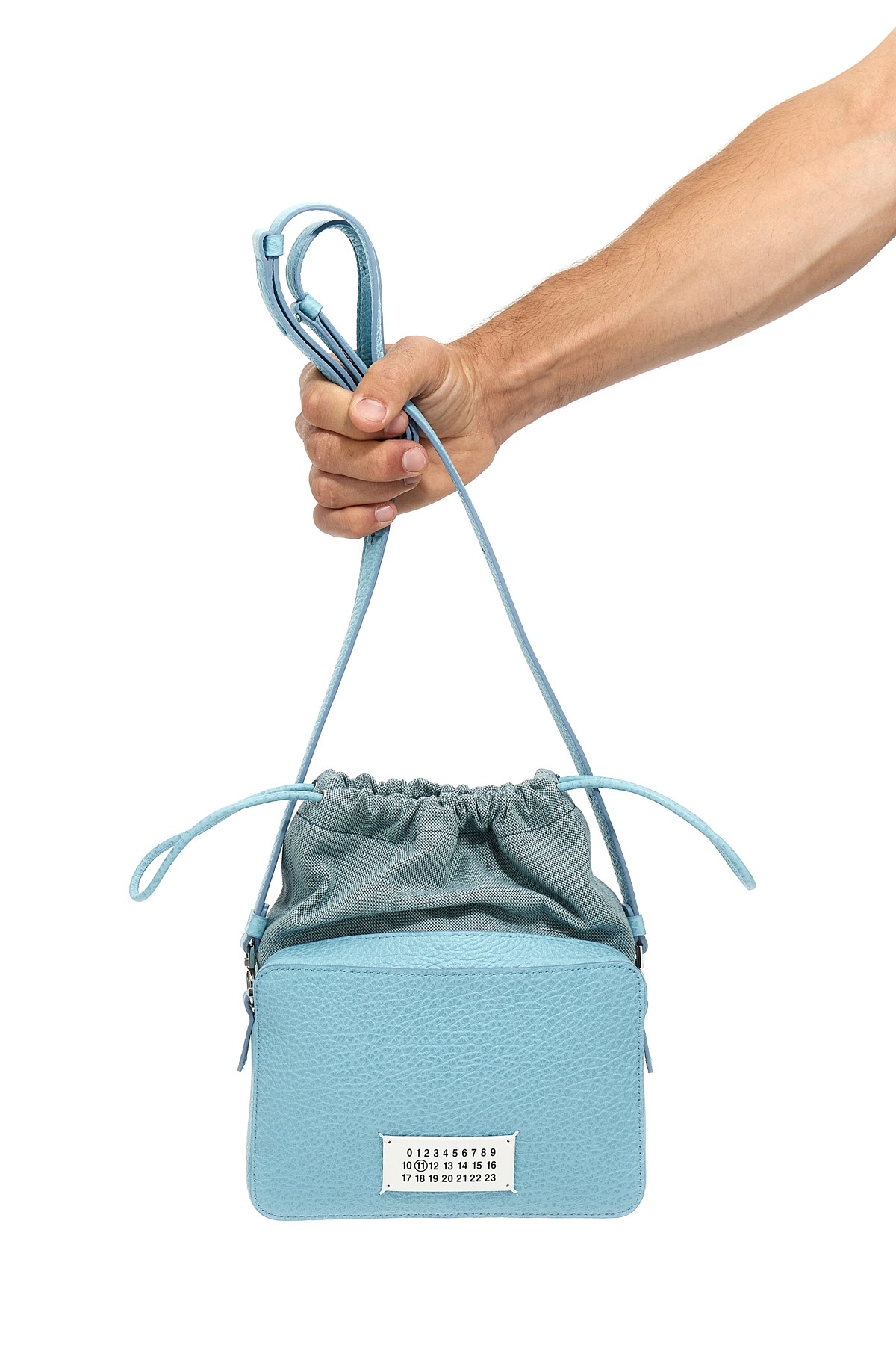 Maison Margiela 5ac Classique Baby Messenger Bag In Blue