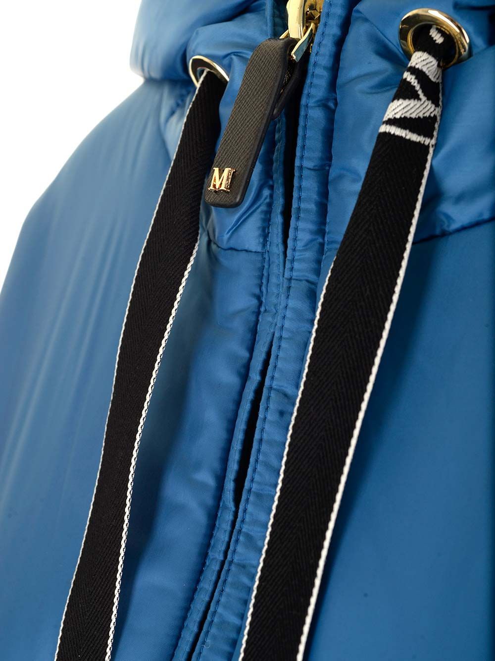 Max Mara Hooded Cotton Suit In Blue