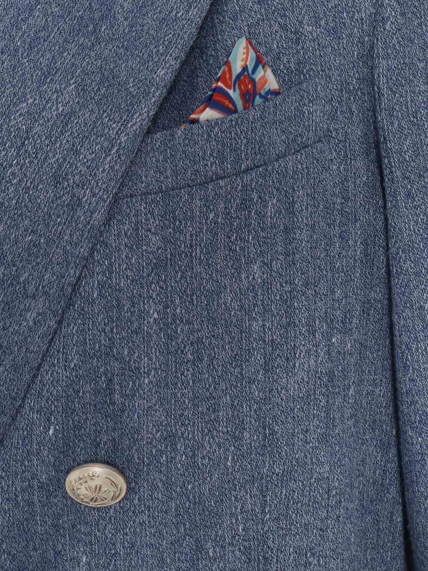 Shop Circolo 1901 Double-breasted Blazer In Gray