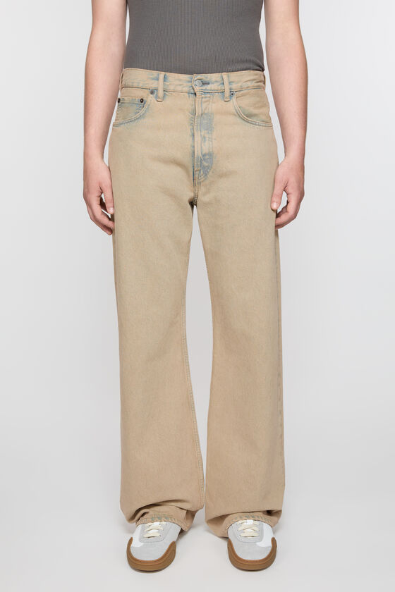 Acne Studios 1991 Toj Straight Denim Jean In 14l Light Sand