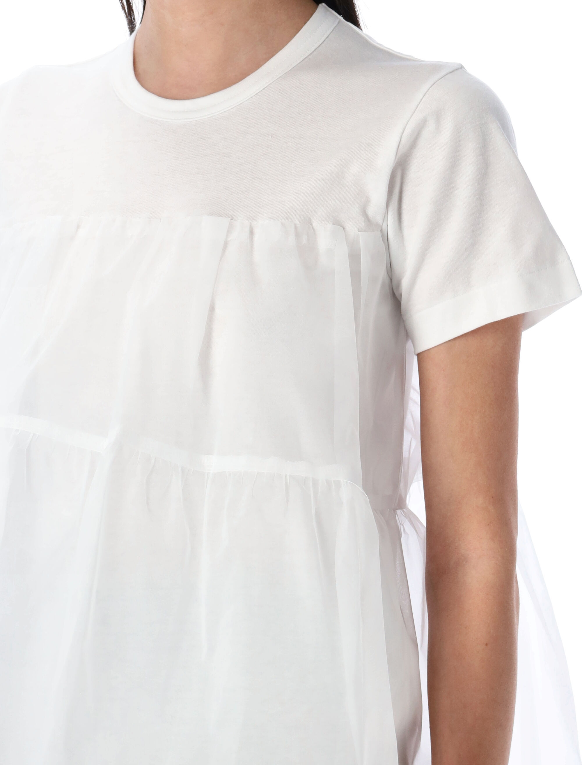 COMME DES GARÇONS FLOUNCED T-SHIRT