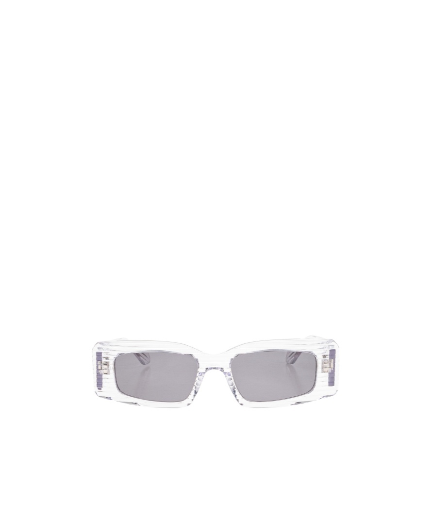 Alaïa Rectangle-frame Sunglasses In White