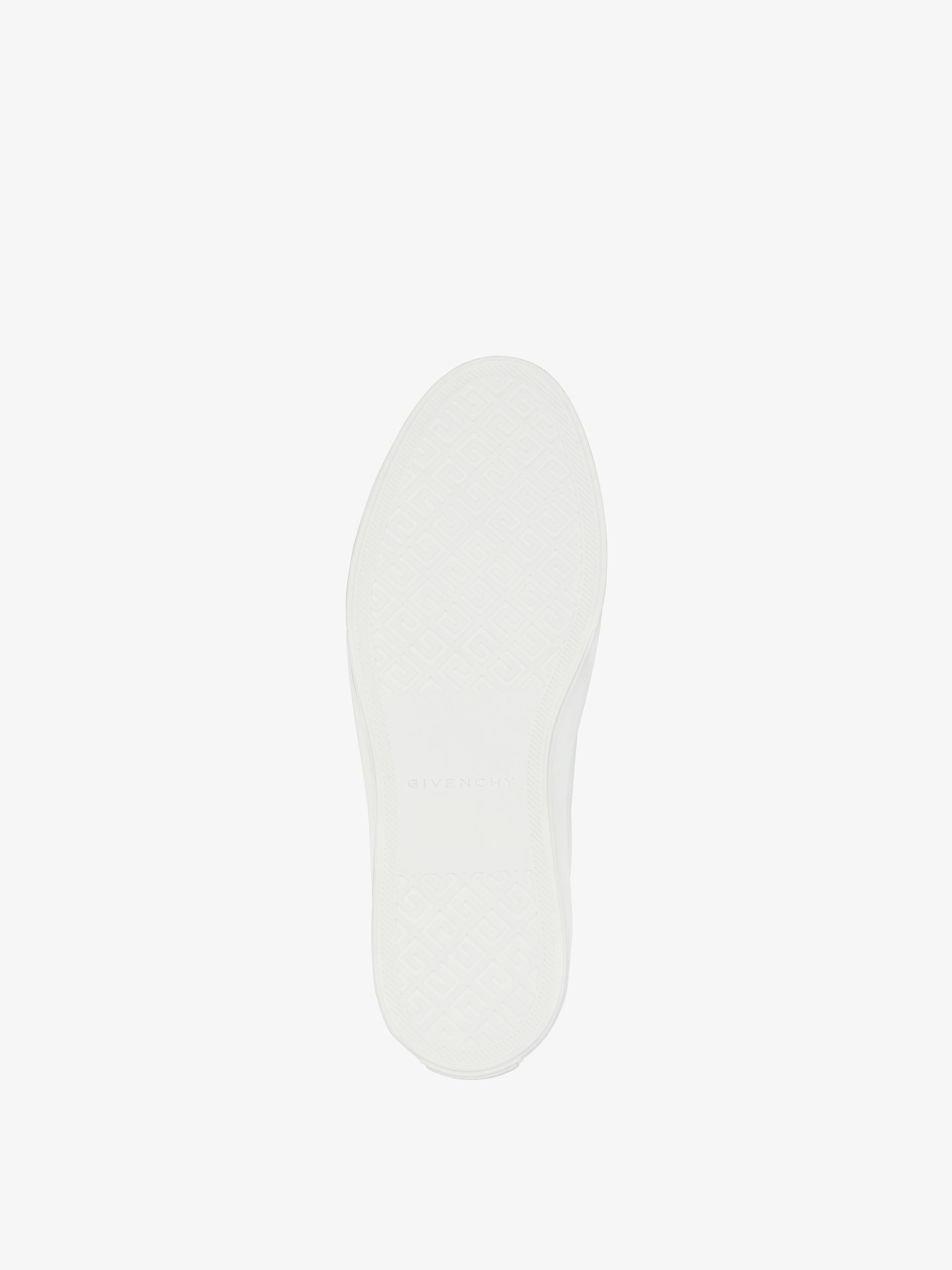 Givenchy City Sport Leather Sneakers In White
