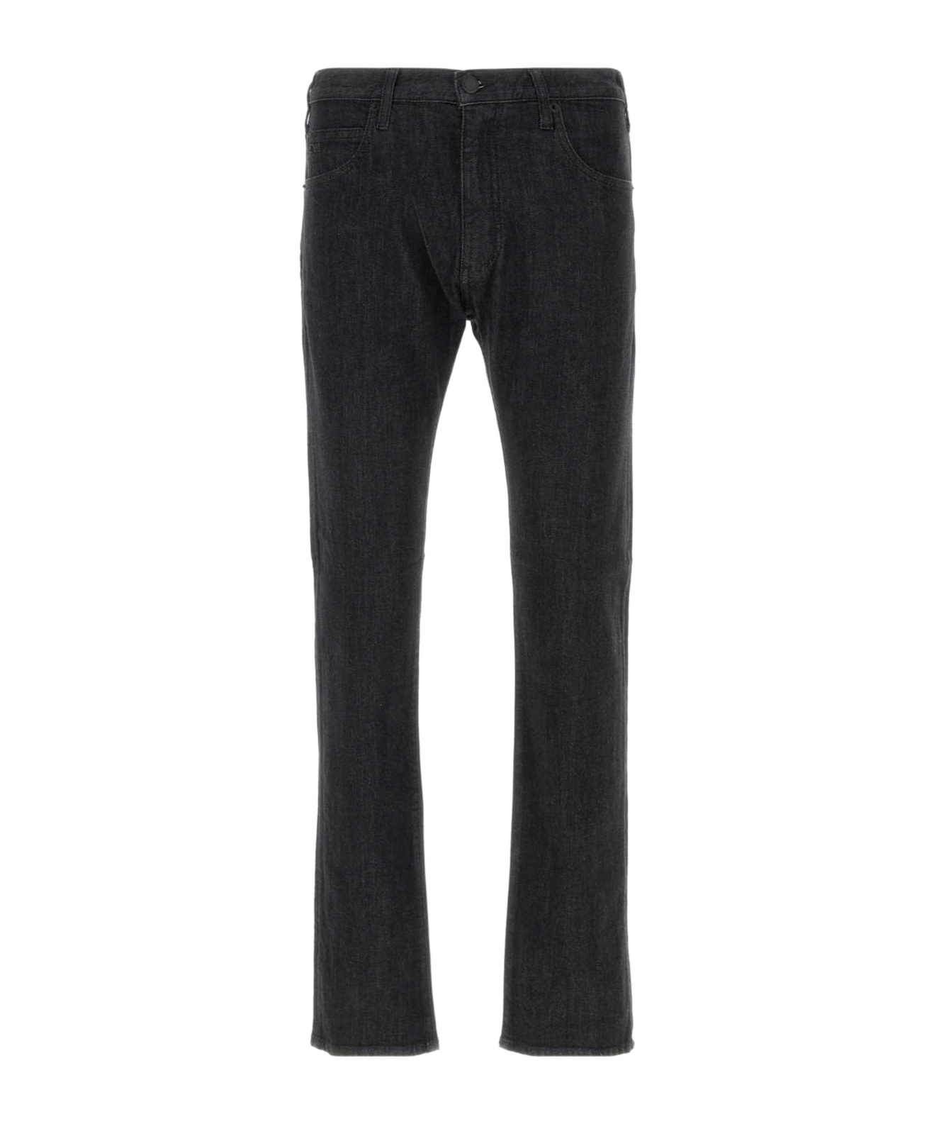 Emporio Armani Men's Stretch Denim Jeans In Black