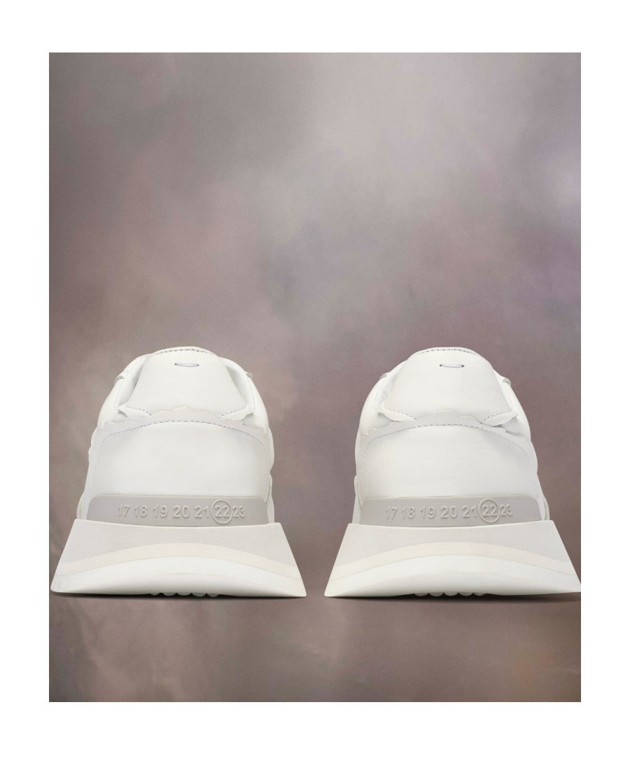 Shop Maison Margiela 50-50 Sneakers In White