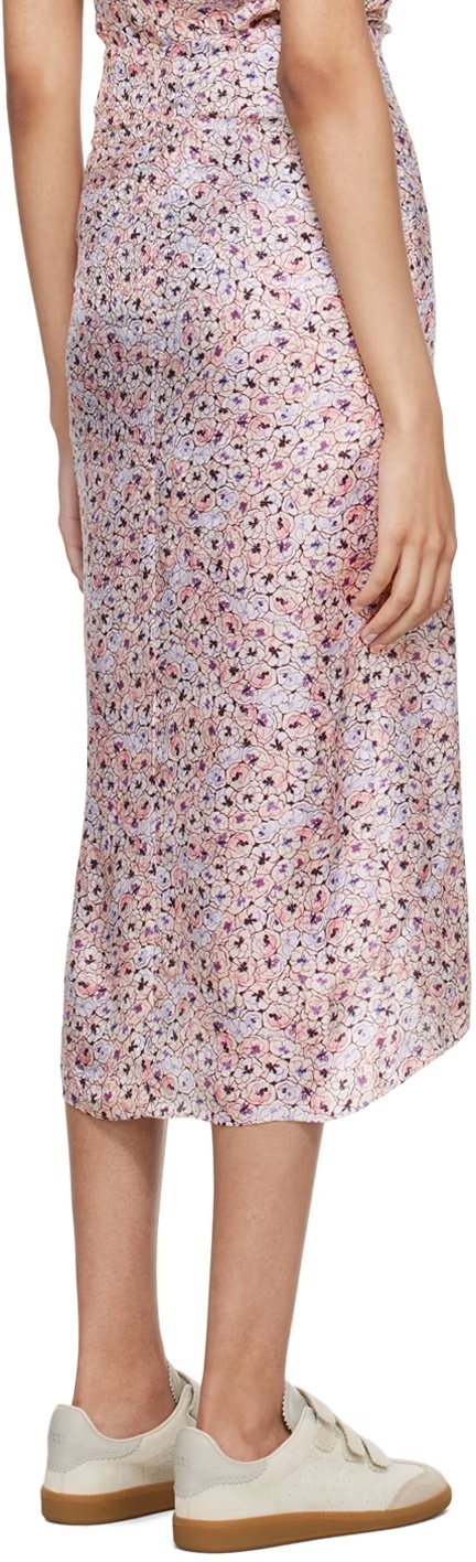 Isabel Marant Pattern Printed Skirt In Nude