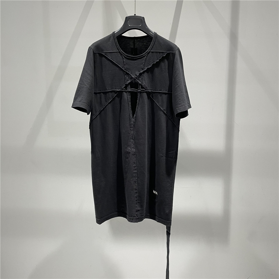 Rick Owens Drkshdw Logo Short-sleeved T-shirt In Black