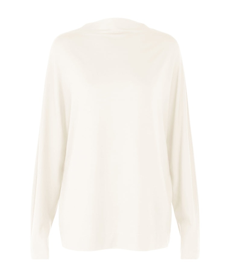 Issey Miyake Long-sleeved Sweater In White