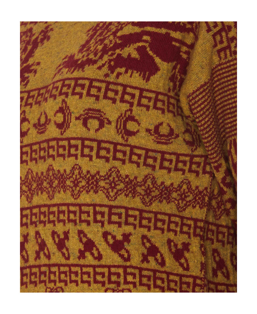 Vivienne Westwood Intarsia Wool-blend Jumper In Brown