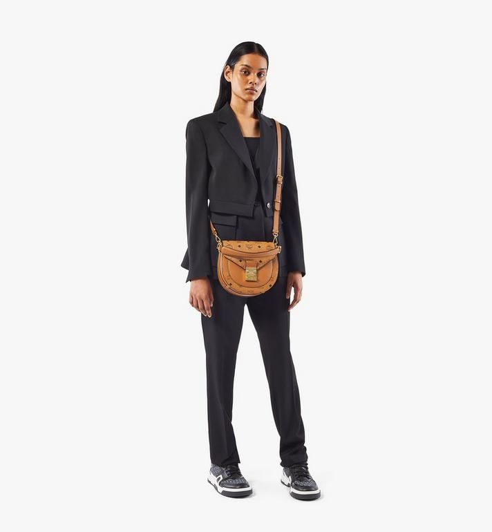 Shop Mcm Patricia Visetos-print Tote Bag In Brown