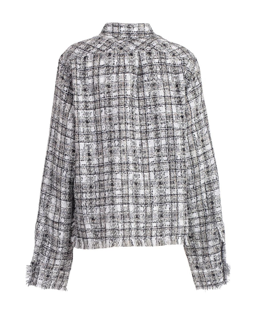 FAITH CONNEXION PLAID TWEED CASUAL JACKET 