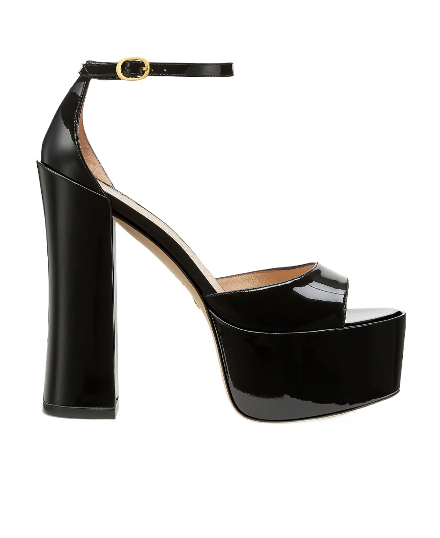 Stuart Weitzman Woman Sandals Black Size 9.5 Soft Leather In Black