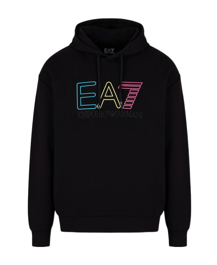 Ea7 Identify Hooded Sweaters In Black