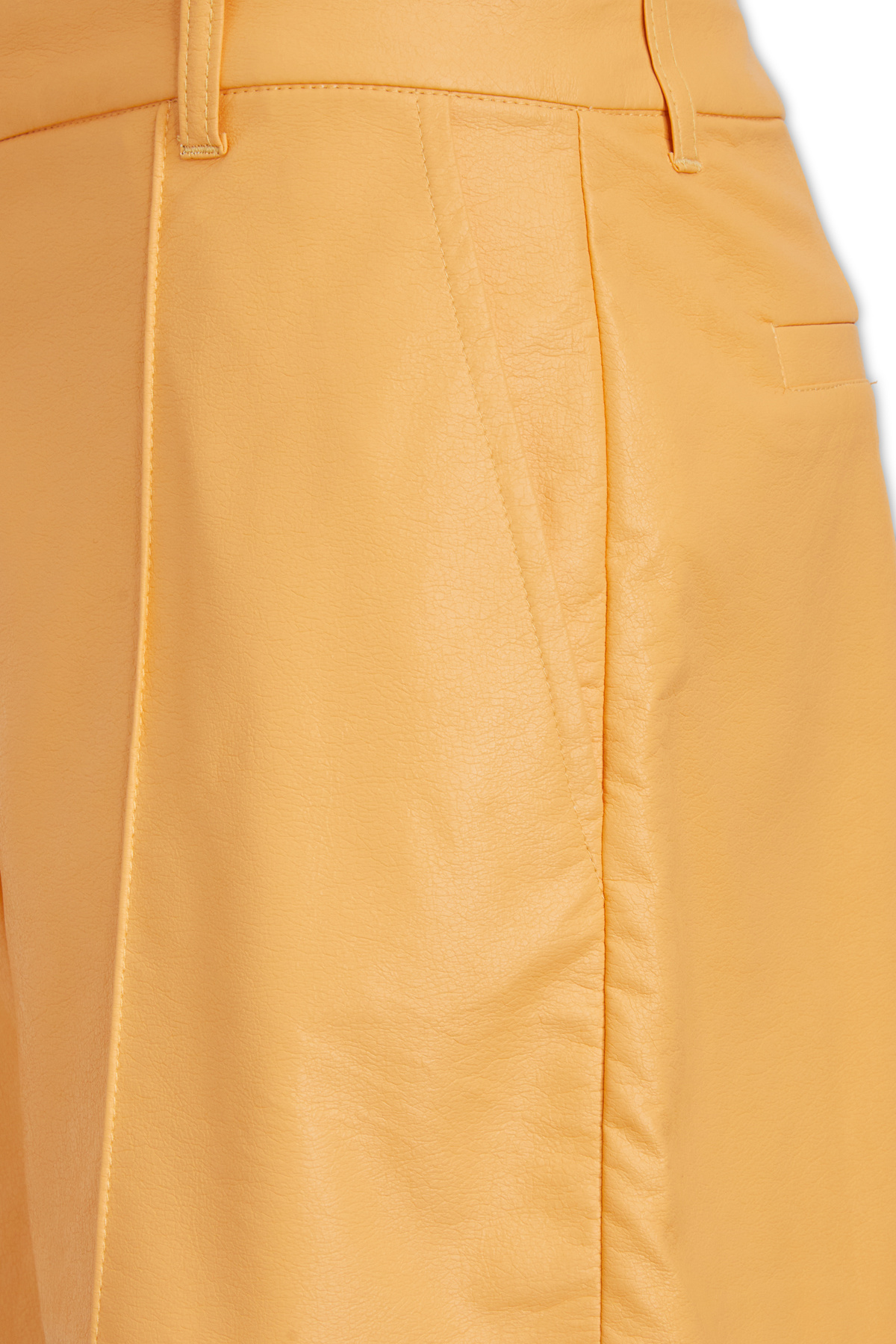 Stand Studio Belt Loop Shorts In Yellow