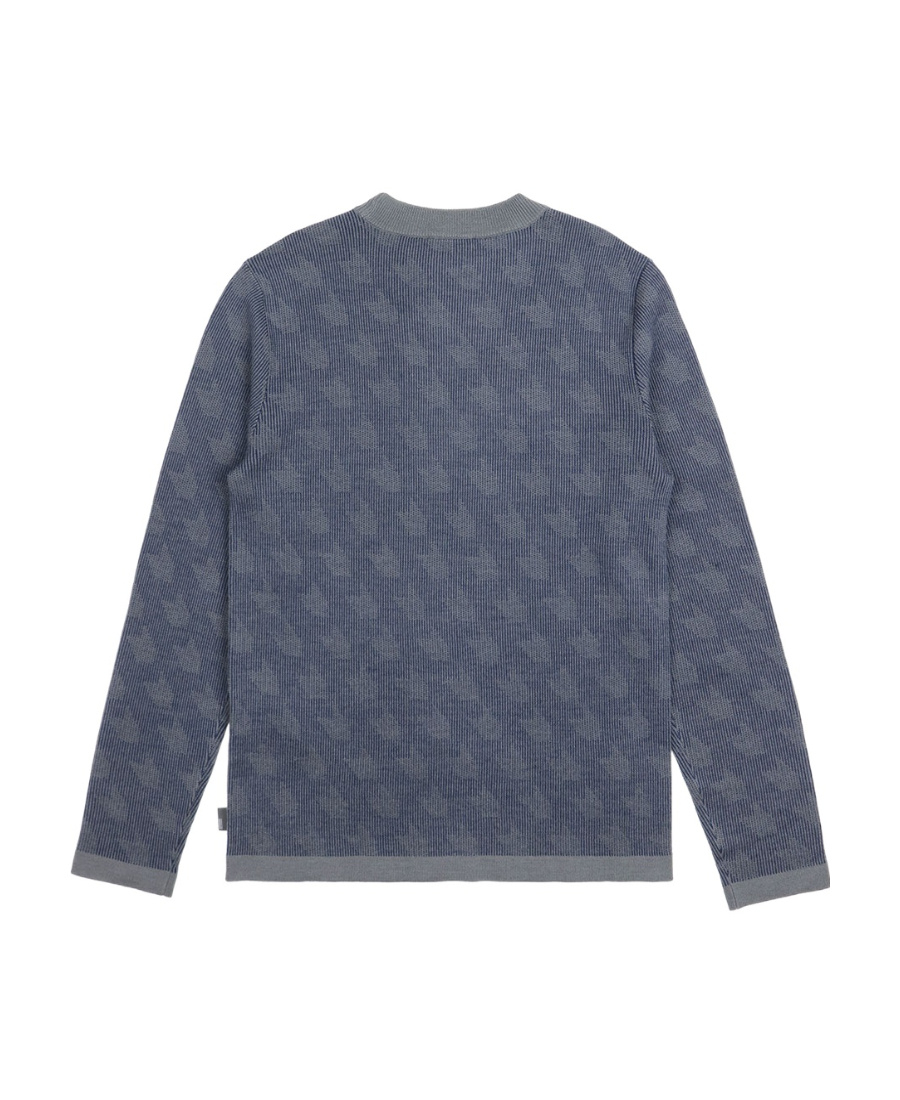 Armani Collezioni Round-neck Sweater In Gray