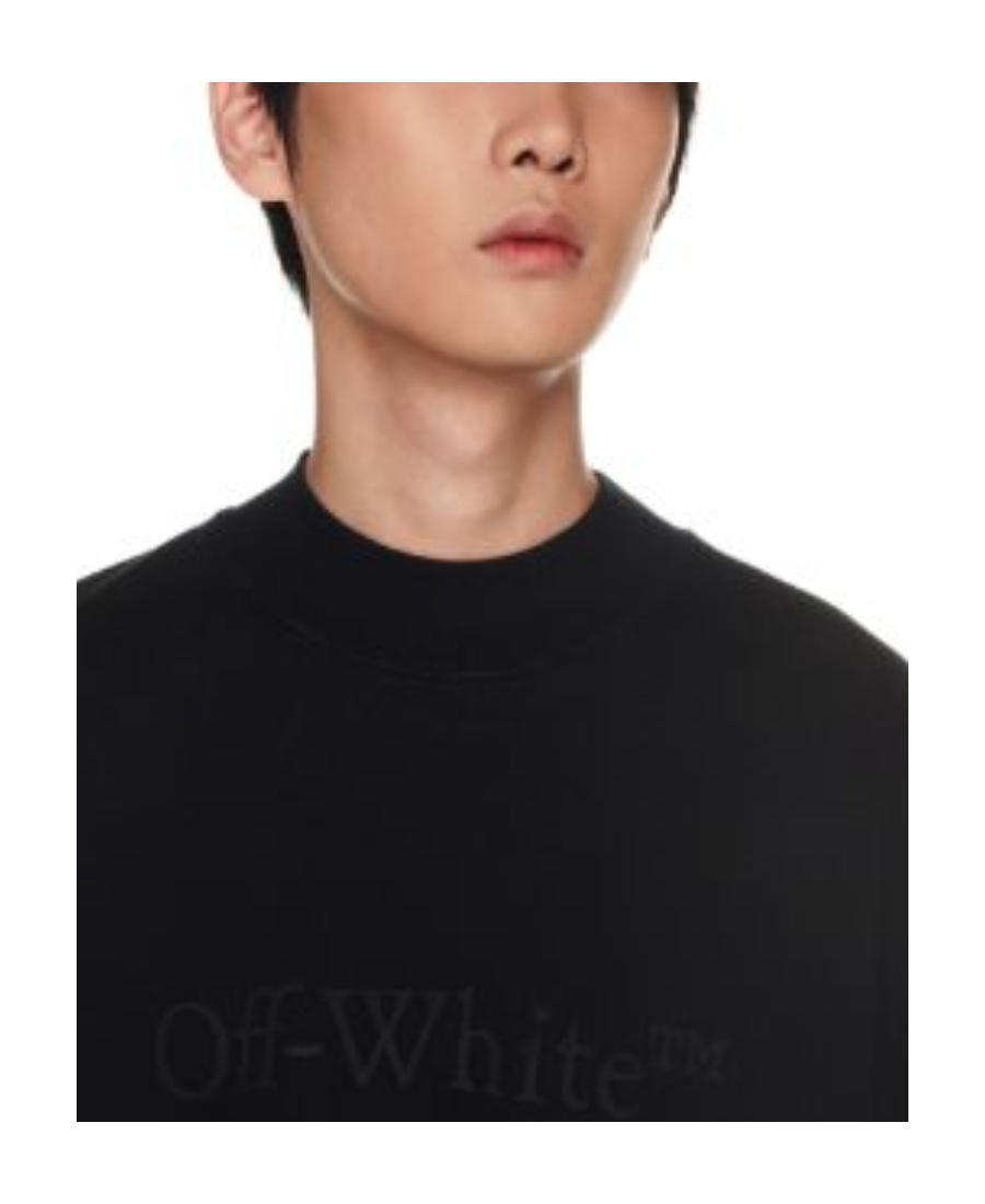 Off-white Off White Men Black Cotton Sweatshirt In Black
