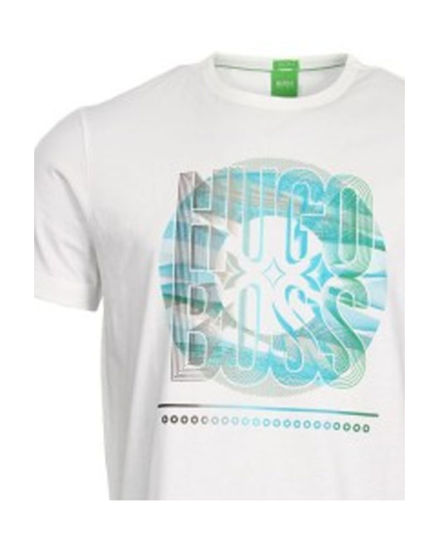 Hugo Boss Logo Details T-shirt In White