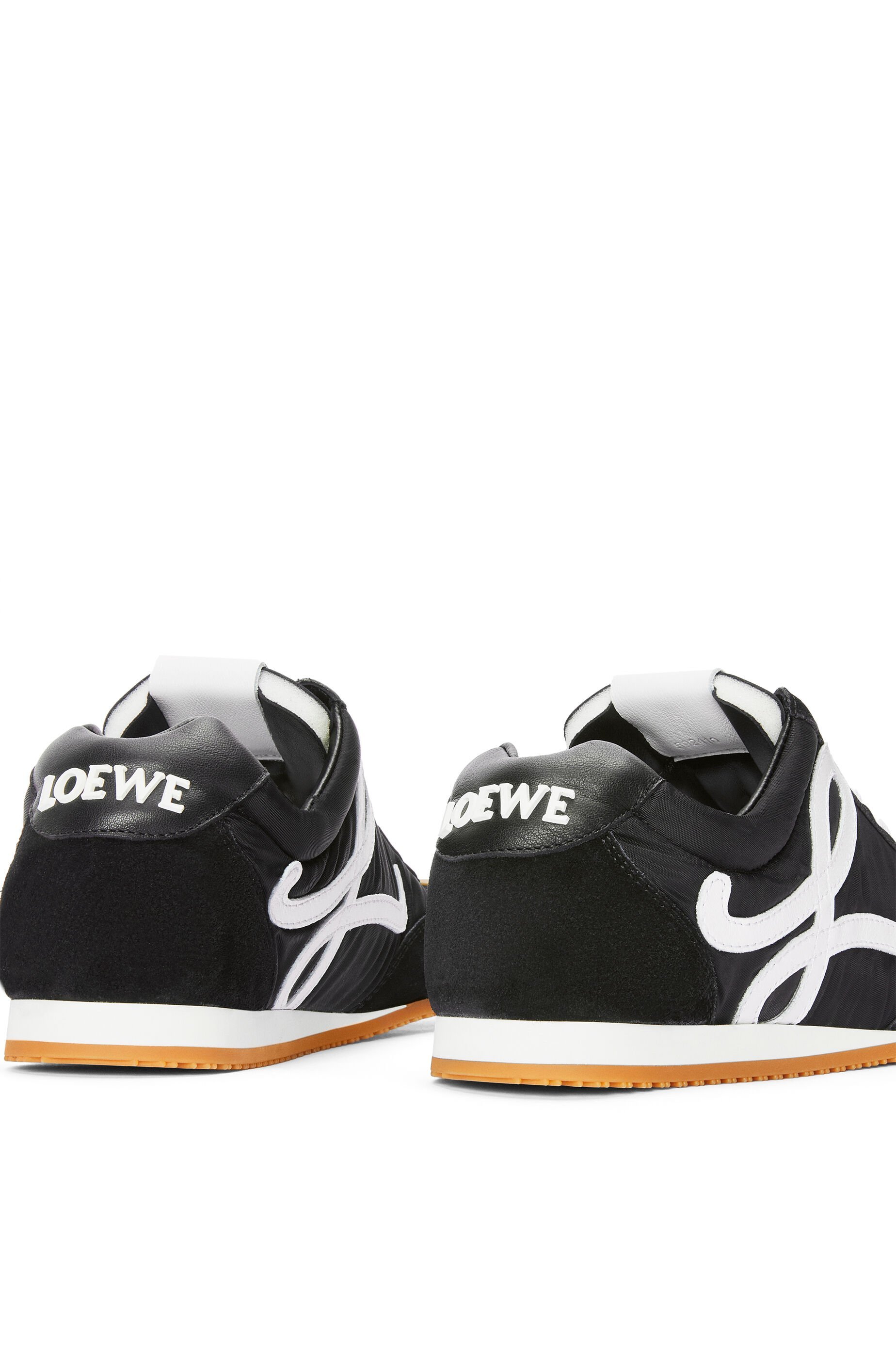 Loewe Black And White Sneaker Ballet Runner 2.0 Men In Black