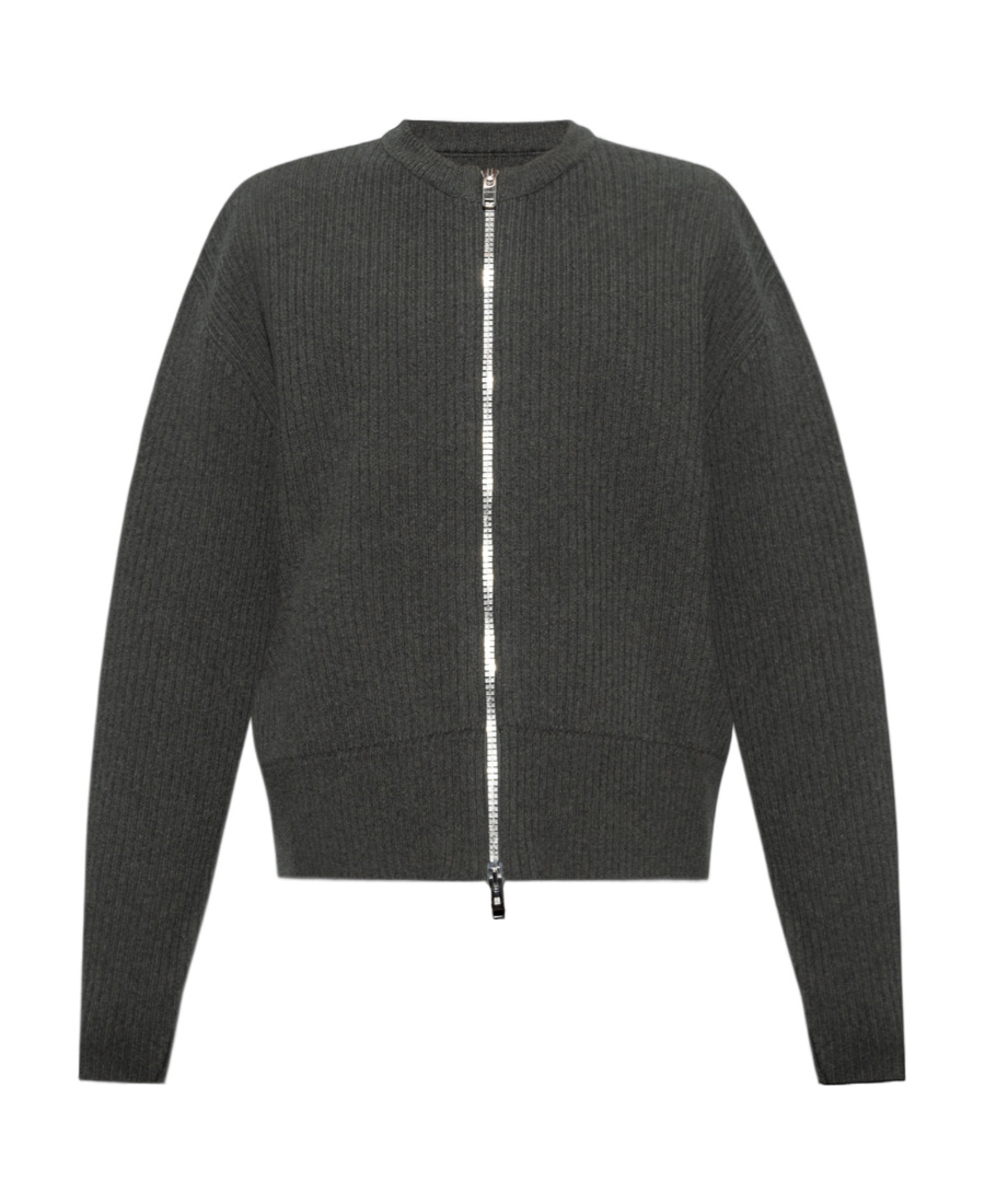 Givenchy Versatile Wool Crewneck Cardigan In Green