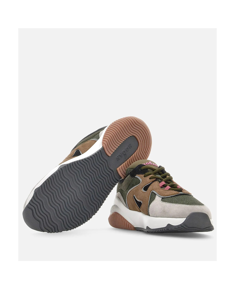 Hogan Colour-block Panelled Sneakers In Multicolor