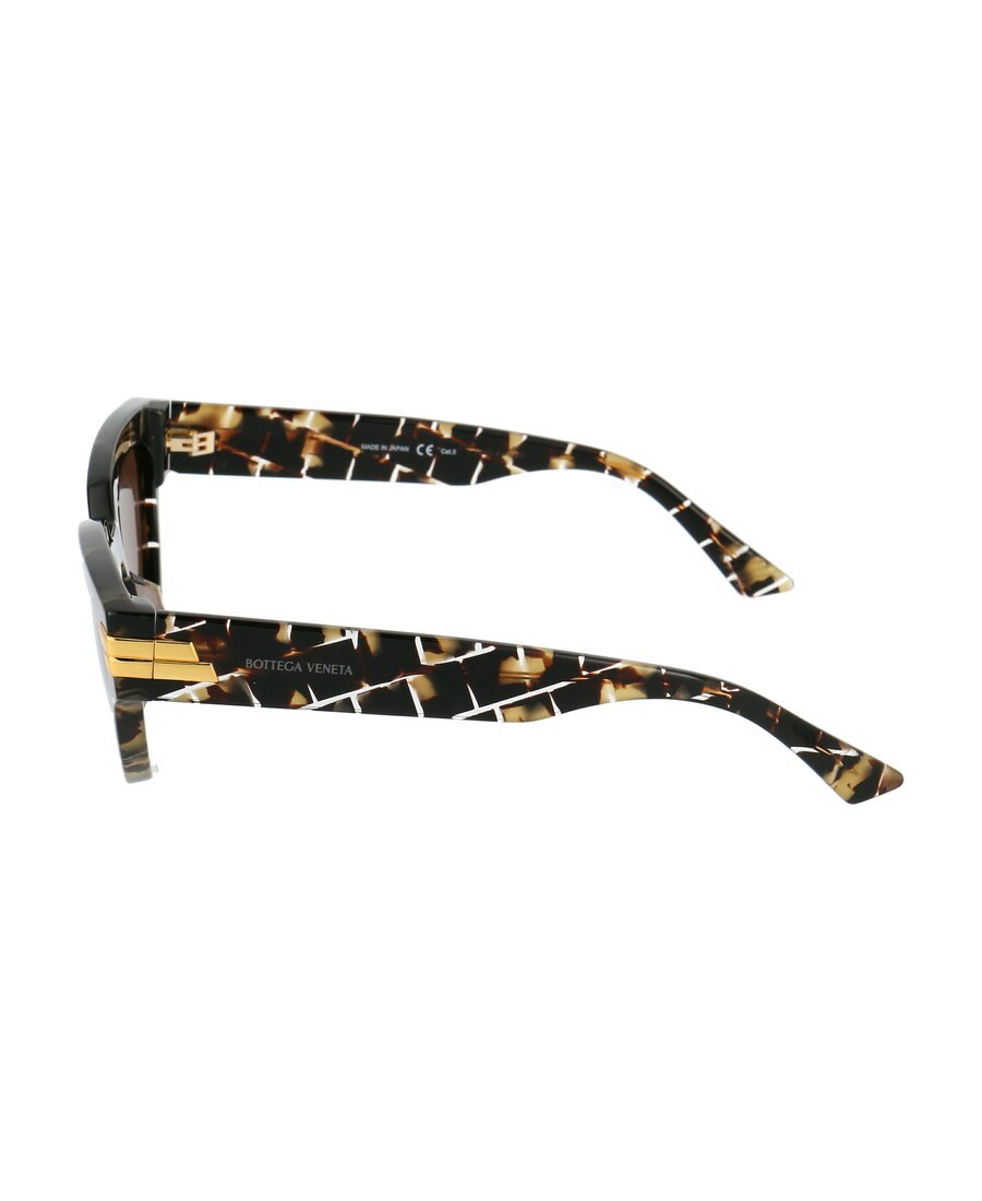 Bottega Veneta Angle Cat-eye Sunglasses In Black
