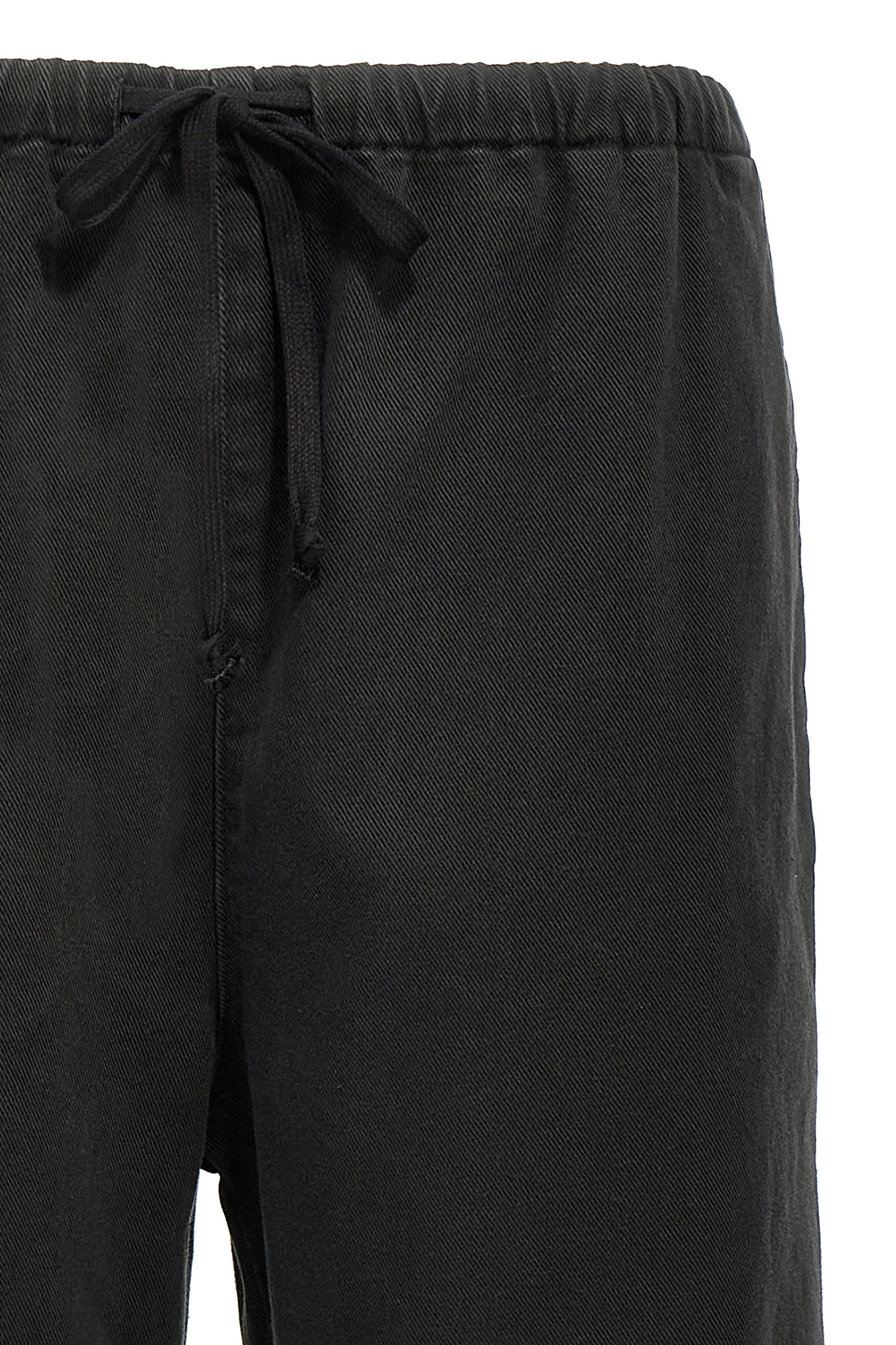 Shop Mm6 Maison Margiela Drawstring-waistband Jeans In Black