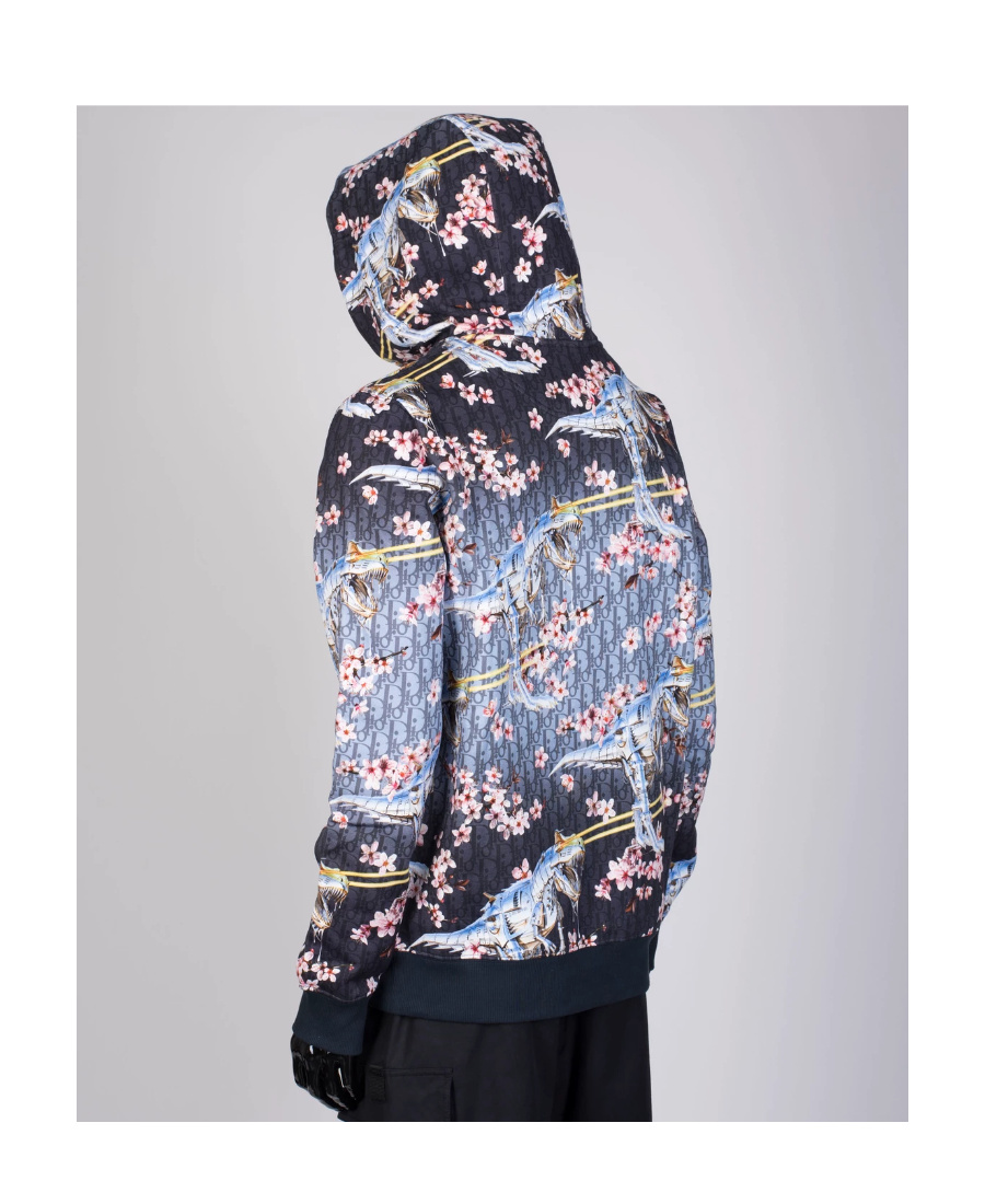 Dior Kongshanji Co-branded Hooded Hooded Sweater In Multicolor