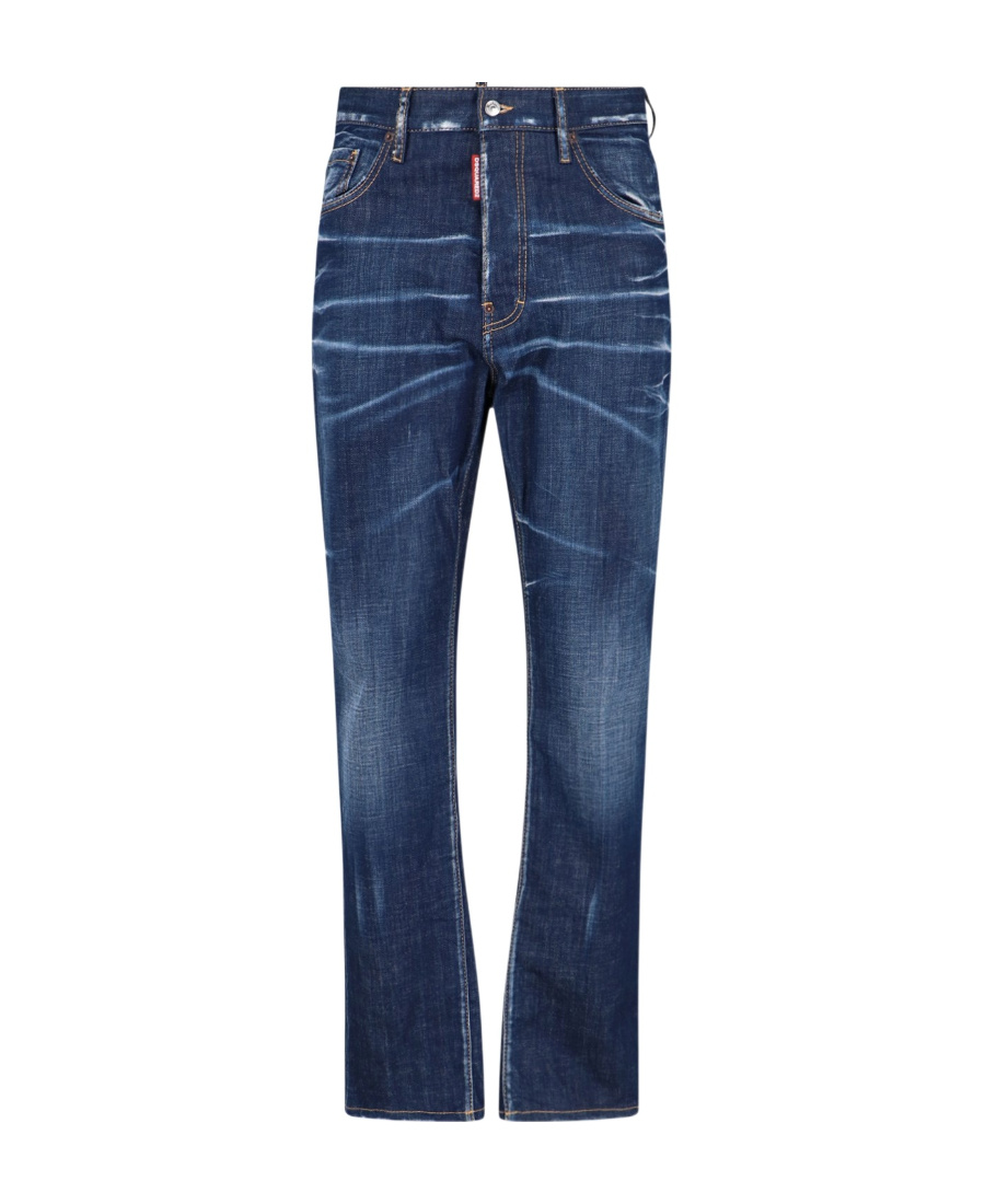Dsquared2 Cool Guy Blue Jeans With Faded Effect In Denim Man In Blue