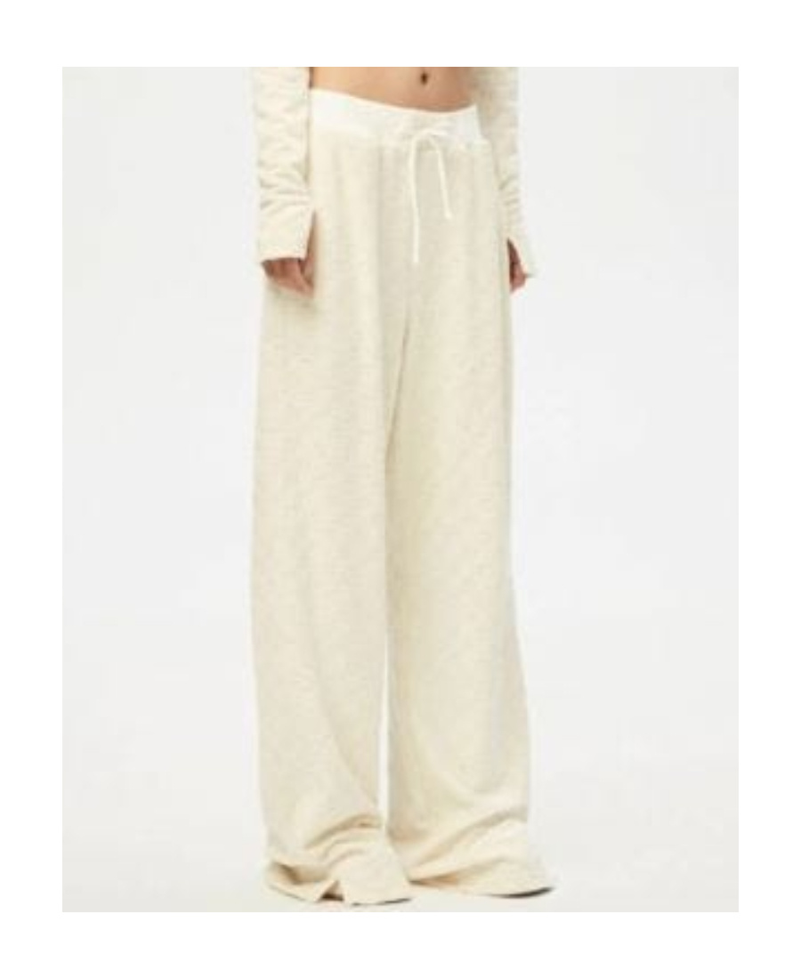 Ambush Logo Casual Pants In White