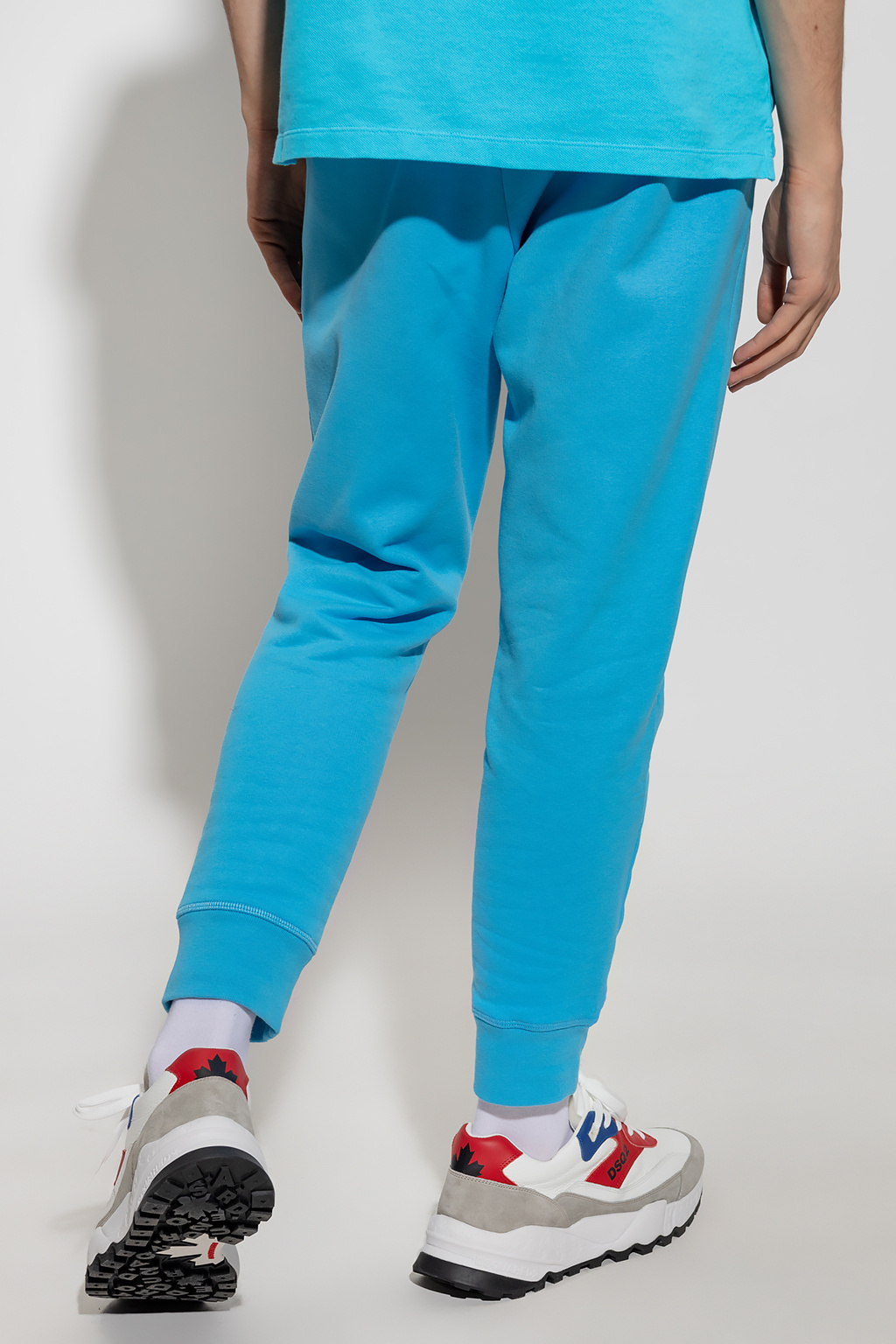 Dsquared2 Icon Logo-print Track Pants In Blue