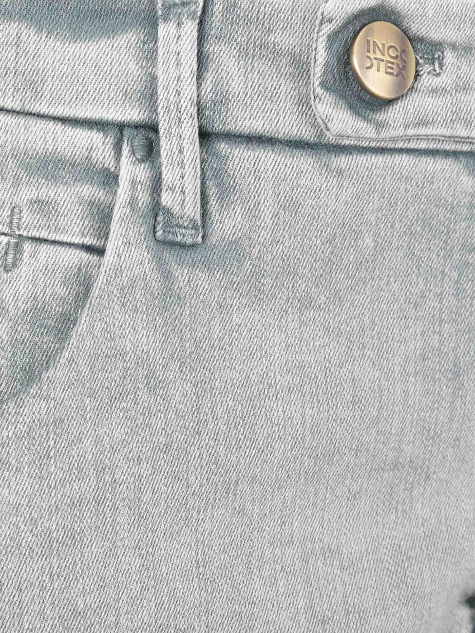 Incotex Jeans With Belt Loops In Gray